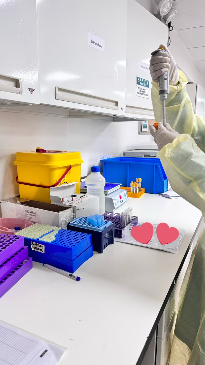 Tnx_6's tweet photo. 12/12/2024

  Last day in SEROLOGY LAB 🥳🤍✨

I'm so happy to have reached the end of this section of the lab and so excited for the new section 🤩✨ https://t.co/qaeJEN7UwY