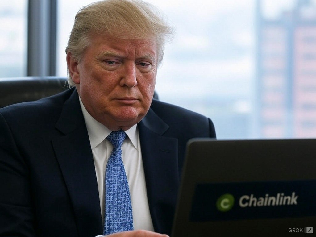 NickValdez's tweet photo. Donald Trump sees Chainlink as one of the best opportunities in crypto

What LINK is accomplishing:
-Securing most of DeFi
-Working with the largest players in finance (Blackrock, SWIFT, Citi, DTCC)
-Top protocol for RWA's (Real World Assets on chain)

🧵: My ULTIMATE guide https://t.co/P4Olb6jUMV