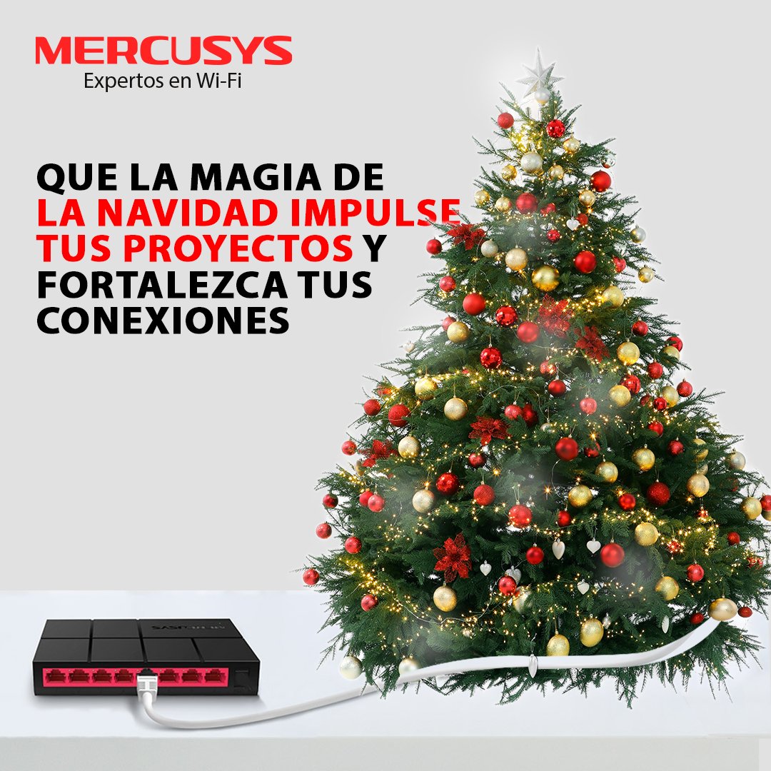 MercusysMX's tweet image. Disfruta de una Navidad llena de conexión y momentos especiales 🎄✨, con la mejor cobertura Wi-Fi de la mano de Mercusys 🌐📶. ¡Haz de estas fiestas una experiencia sin interrupciones! 🎅🎁 

#Mercusys #NavidadConectada