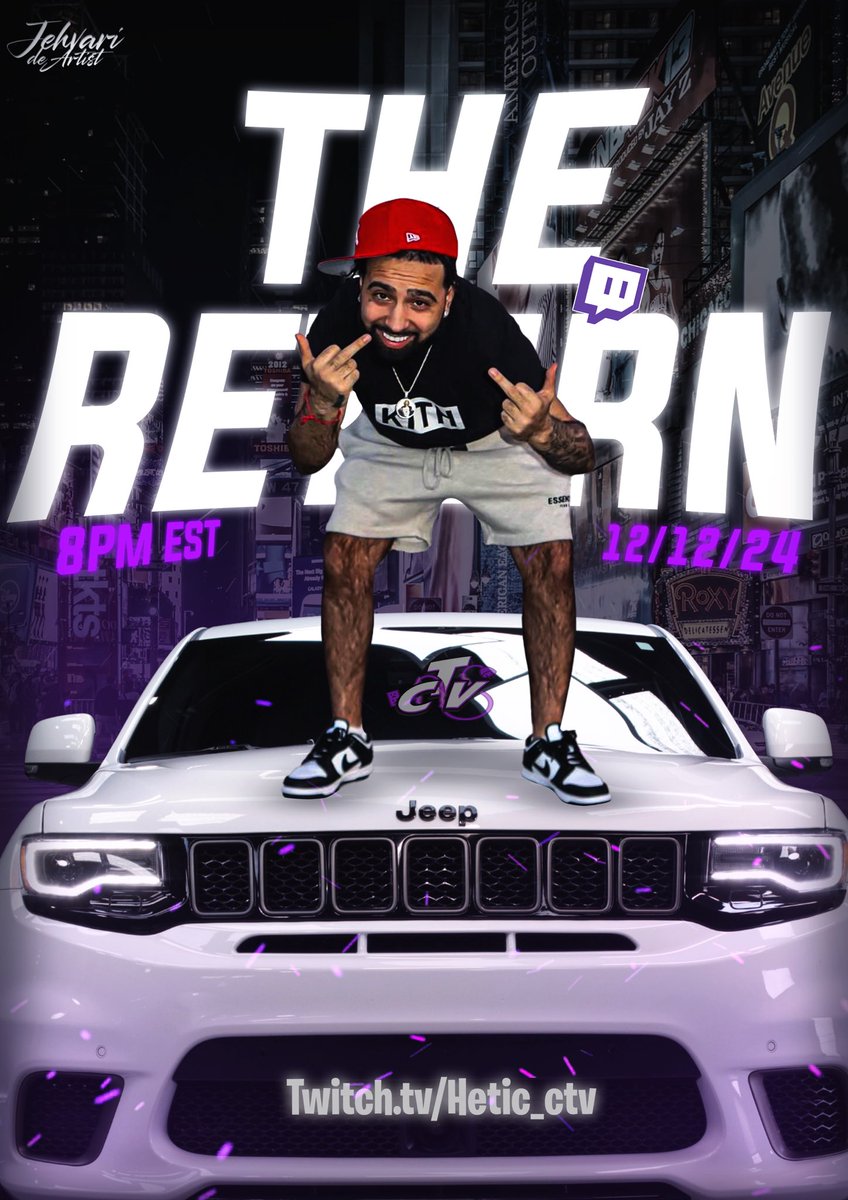 Hec_Lavoe's tweet photo. The return back to twitch is here!! 8pm est. lock in chat!! We back!!  #wopogang #ctvgang #stackswopo https://t.co/QNxH64NLLB