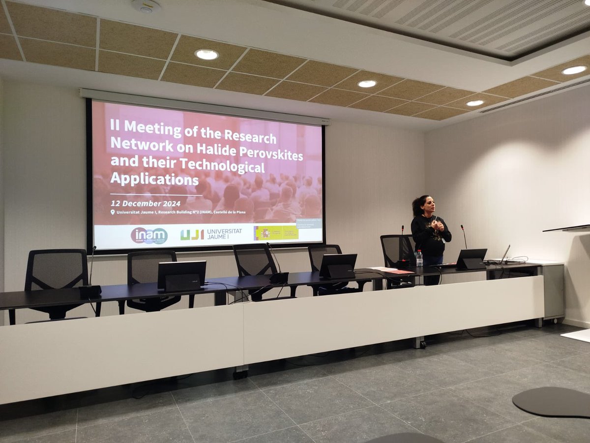 sofy_masi's tweet photo. 💠✨II Meeting of the Research Network on Halide Perovskites✨💠

12/12/24 Castellón @UJIuniversitat @inam_uji @IvanMoraSero 

Congratulations to all the young speakers and corresponding research groups! 🙌 #PhD #perovskite #network 

https://t.co/xbIToRrxSc https://t.co/EypUFfh0Xm