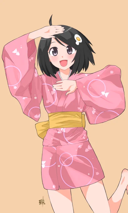 おやすみですよ～起きてる時間はほぼ絵を描いていた明日中に依頼品①は完成させる月火ちゃんを見てホッとしながら寝よう 