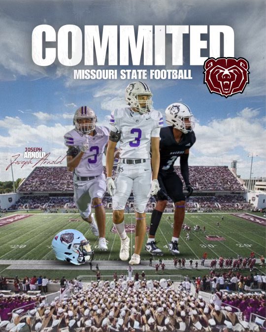 6starfootballMO's tweet photo. CONGRATS to 2023 Six Star Football Showcase attendee Joseph Arnold @Jojo3Arnold of Blue Valley Northwest on his commitment to Missouri State Football!

Athletes can register to attend this year’s Midwest Showcase at the link below

📆Dec 21
📍Missouri Western
REGISTER/INFO ➡️https://t.co/MEknGEgdfK