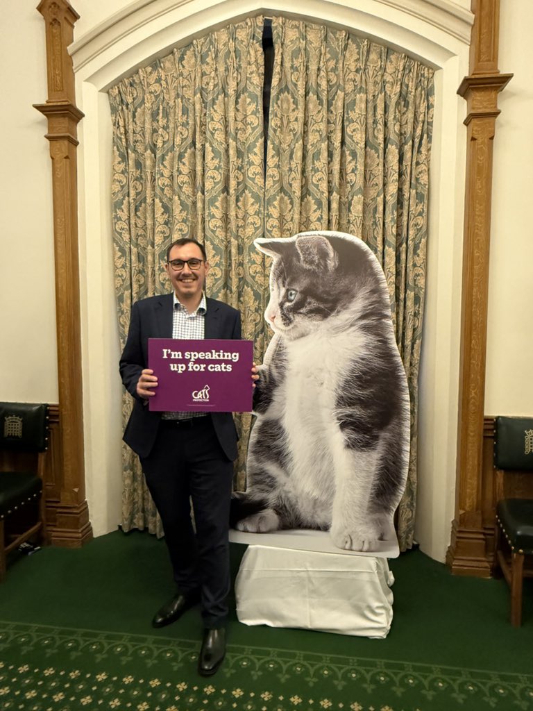 Tom Gordon MP (@tomgordonld) on Twitter photo This week I attended the <a href="/CatsProtection/">Cats Protection</a> event in parliament, & heard about their work improving the welfare of cats across the UK.
As a cat lover I’m keen to see the Gov do more. In the balance of interest (& in true Lib Dem fence sitting style) I would note I also love dogs. This week I attended the <a href="/CatsProtection/">Cats Protection</a> event in parliament, & heard about their work improving the welfare of cats across the UK.
As a cat lover I’m keen to see the Gov do more. In the balance of interest (& in true Lib Dem fence sitting style) I would note I also love dogs.