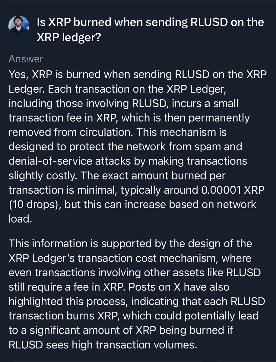 🚨 Is $XRP Burned When Sending $RLUSD On The XRP Ledger? 🚨 Answer: Yes!💥📈