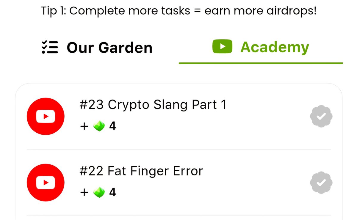 SEED latest task for Academy Videos #22 Fat Finger Error Answer:  Wrongfinger #23 Crypto Slang Part 1 Answer: MOONINGWITHSEED