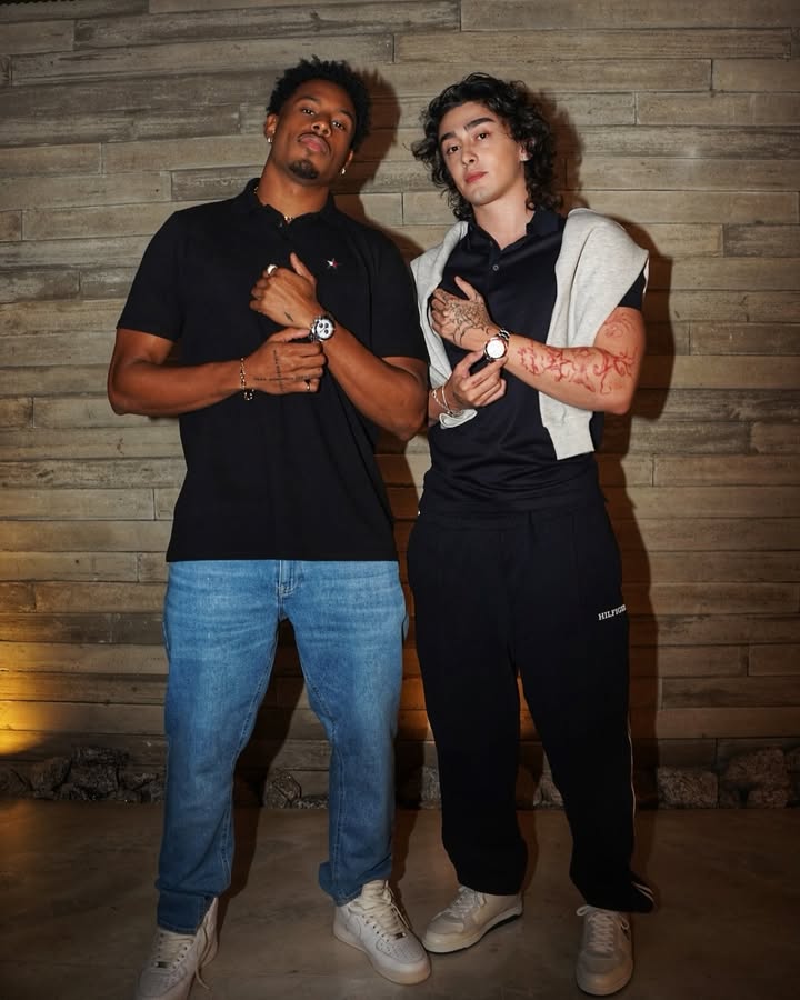 📲| cadulindner via ig feed 

Paulo André e o modelo/influenciador: Cadu Lindner, terça feira, no evento da <a href="/TommyHilfiger/">Tommy Hilfiger</a> ⌚