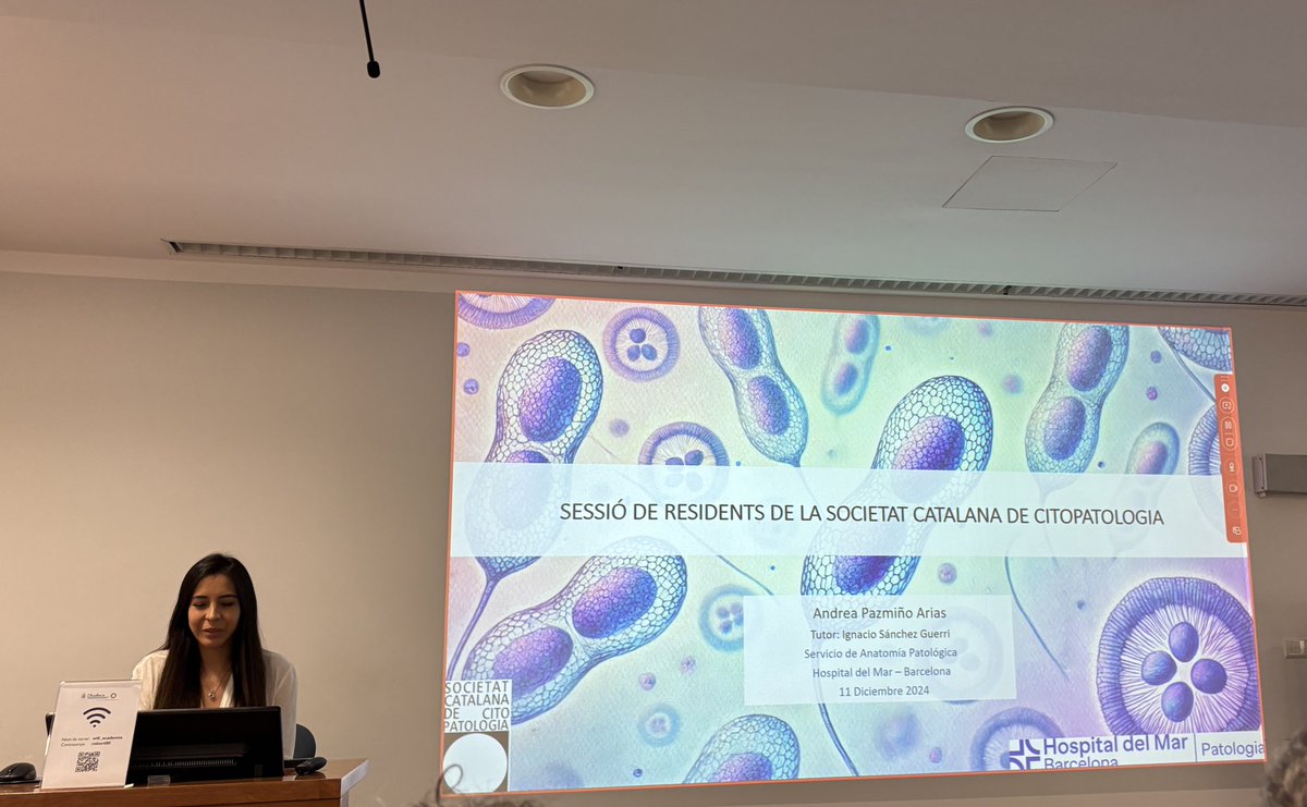 Ahir una de les sessions més esperades i que va superar totes les expectatives: la sessió de residents 🤩
Interessants casos de: Andrea Pazmiño de <a href="/hmarpath/">Hospital del Mar - Pathology</a>, Judith Rodríguez de <a href="/bellvitgepath/">Bellvitge Pathology</a>, Ricard Onieva de <a href="/PathTauli/">Servei d'Anatomia Patològica del Parc Taulí</a> i Daniela Salas de <a href="/PathClinic/">Pathology Clinic</a> Enhorabona 👏🏻👏🏻
#CitopatCat