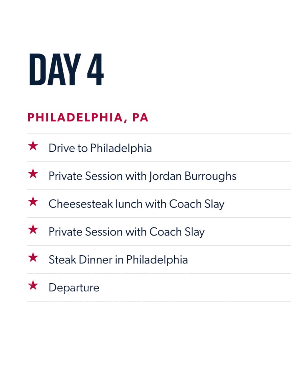 Snyder_man45's tweet photo. Why should you sign up for the ULTIMATE WRESTLING TRIP?

1. It’s the coolest wrestling trip of all time. 
2. It’s free to enter and free if you win. 
3. Winner gets to bring a teammate and Coach. 

Sign up at https://t.co/DYvTm4WuU4. https://t.co/uX9tfE8NsU