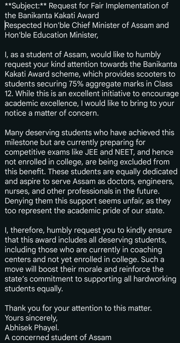 shahiiiiiiid786's tweet photo. #scootyforalleligiblestudents #justiceforcoachingstudents #alleyesonassamcoachingstudents
@himantabiswa @ranojpeguassam @ https://t.co/49Yw8hNaPn