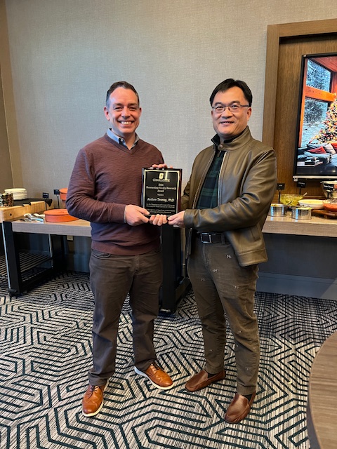 Shan Yan (@shanyanlab) on Twitter photo Please join me to congratulate my colleague Dr. Andrew Truman <a href="/TrumanLab/">Andy Truman PhD</a> as the recipient of the 2024 Outstanding Biological Sciences Faculty Research Award! Well deserved Andy!
Check out more details:
biology.charlotte.edu/dr-andrew-trum…
<a href="/unccharlotte/">UNC Charlotte</a>
<a href="/49erAlumni/">UNC Charlotte Alumni 🤙</a>
<a href="/UNCCFaculty/">UNC Charlotte Faculty Council</a> Please join me to congratulate my colleague Dr. Andrew Truman <a href="/TrumanLab/">Andy Truman PhD</a> as the recipient of the 2024 Outstanding Biological Sciences Faculty Research Award! Well deserved Andy!
Check out more details:
biology.charlotte.edu/dr-andrew-trum…
<a href="/unccharlotte/">UNC Charlotte</a>
<a href="/49erAlumni/">UNC Charlotte Alumni 🤙</a>
<a href="/UNCCFaculty/">UNC Charlotte Faculty Council</a>
