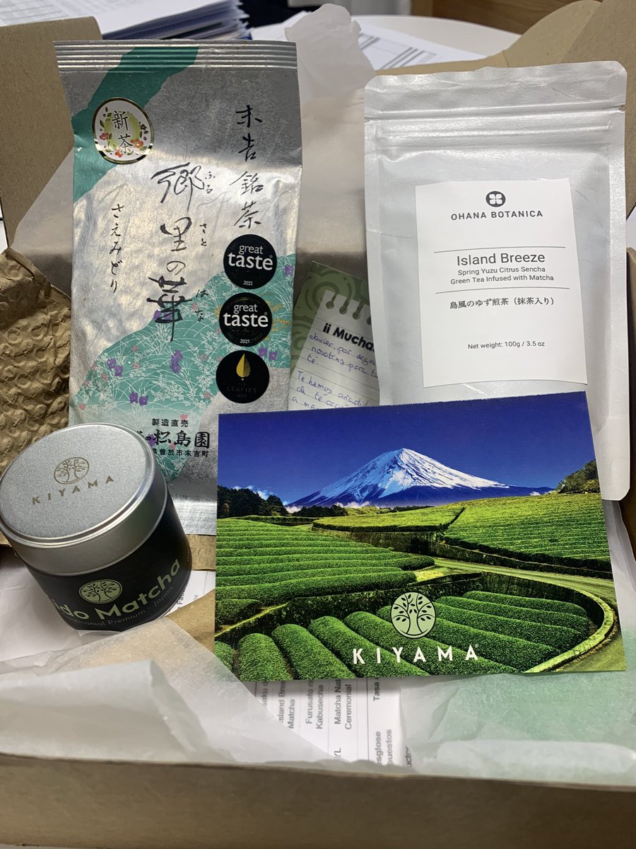 _wizoo_'s tweet image. Qué maravilla recibir té verde de @KiyamaTea . Se nota que tienen pasión en lo que hacen. Todo perfectamente enviado y con detalles personalizados que hacen que te sientas apreciado como cliente. Los tés, deliciosos. 
Me te-néis ganado! ♥️🫖🟢