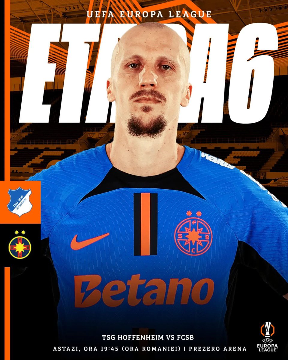 #UEL #HoffenheimFCSB 

Casa de bilete destinată suporterilor noștri (intrarea Nord-Est a stadionului) va fi deschisă până la începutul meciului. 

Vă așteptăm alături de noi!
