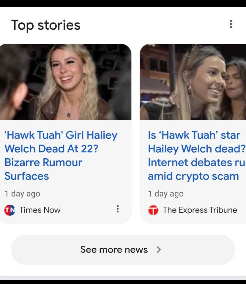 KappaM11's tweet photo. Hawk tuah rumours? https://t.co/KoQWkUKHKE