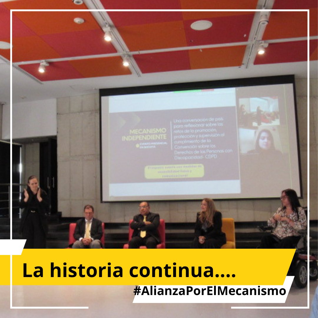 MecanismoCol's tweet photo. 🚨 Ya está disponible la nota completa sobre nuestro evento :
Mecanismo Independiente: Una conversación de país" o quieres conocer más sobre los retos en la Promoción, Protección y Supervisión de los Derechos de las Personas con Discapacidad 👇
https://t.co/fGDpgh9xg4 https://t.co/oyGqoR1ZsV