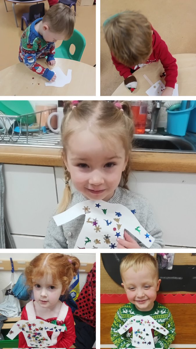 FS1AngramBank's tweet photo. Today, we celebrated Christmas jumper day. We even made our own jumpers.Thanks for all donations# https://t.co/9IYedGfB3Q