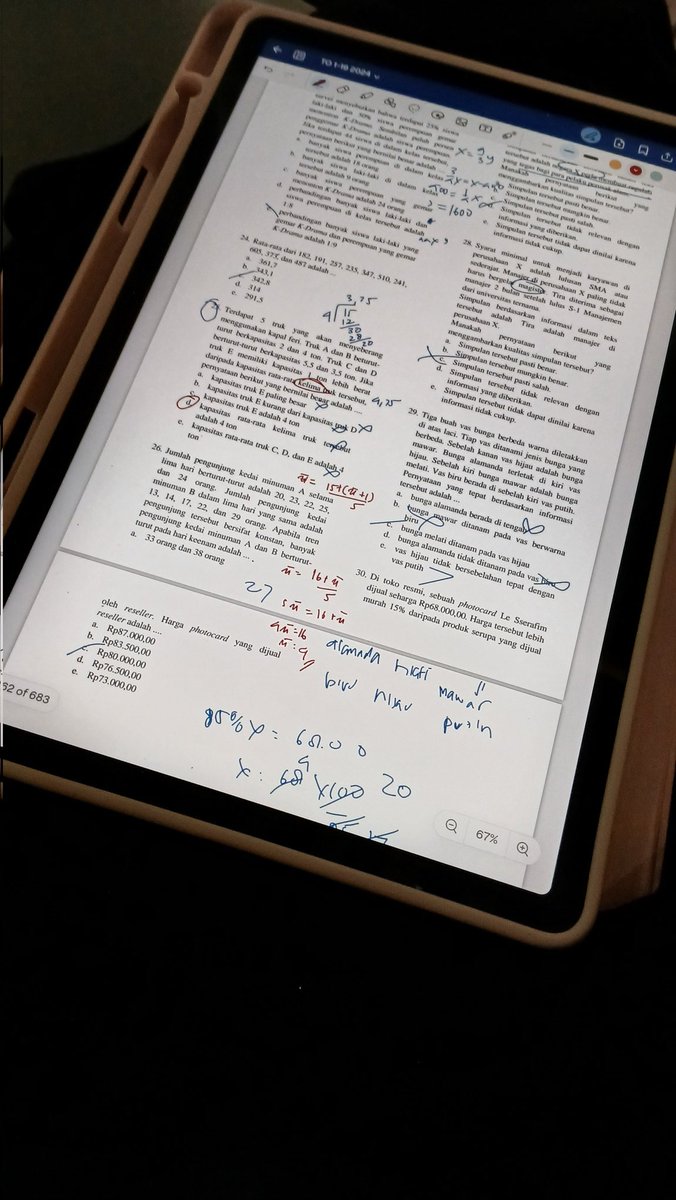 H-132 | Today aku belajar pu ppupbm sampai pagi lanjut lagi siang sampai sore ngerjain pu samaa ngereview jawaban salahh. Malem ini aku baru gas materi UAS besok, susah bgt tp ak lebih semangat UTBK 😋