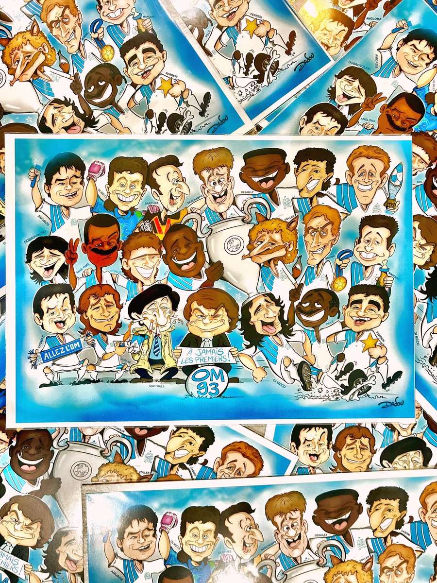 dadoubd's tweet photo. IDÉES CADEAUX DE NOËL pour les fans de sport , des J.O 2024, de l’OM et de dessin
Livre BD Les JO Dessinés
150 pages 300 dessins
Poster Caricature OM 93
👉🏻 https://t.co/6Boidba6of
👉🏻 https://t.co/hMeYjkLzYx
#dadou #marseille #marseillecity #om93 #jo2024 #bd #paris2024 https://t.co/vNLjoTbQU8