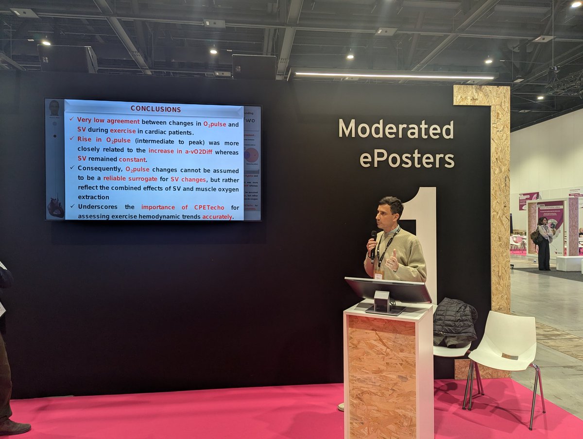 Youri Bekhuis (@youribekhuis) on Twitter photo A controversial talk about the oxygen pulse (VO2/HR) during CPET in cardiac patients as a surrogate of stroke volume: fact or fiction? by my good friend <a href="/Fitcordis/">Mauricio Milani</a> #cpetecho #EuroEcho2024 A controversial talk about the oxygen pulse (VO2/HR) during CPET in cardiac patients as a surrogate of stroke volume: fact or fiction? by my good friend <a href="/Fitcordis/">Mauricio Milani</a> #cpetecho #EuroEcho2024