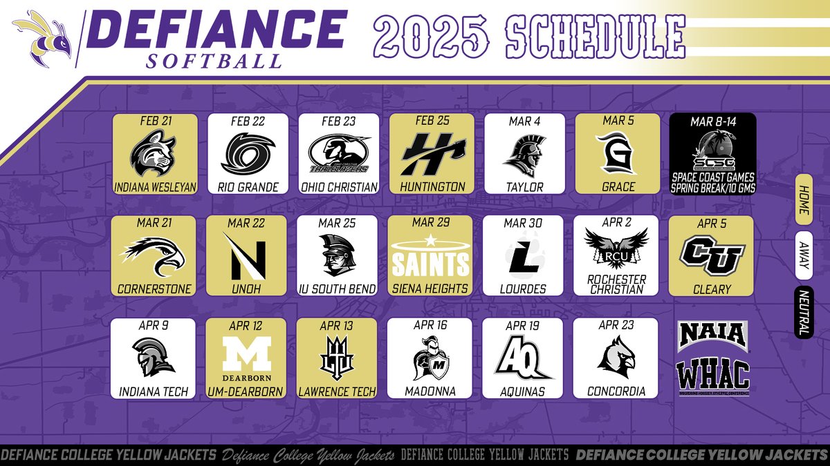 Defiance College Athletics (@dc_athletics) on Twitter photo ๐ฅSB: <a href="/DefiCollegeSB/">Defiance College Softball</a> announces schedule for 2025 season
Full story ๐ฐ: defianceathletics.com/sports/sball/2โฆ ๐ฅSB: <a href="/DefiCollegeSB/">Defiance College Softball</a> announces schedule for 2025 season
Full story ๐ฐ: defianceathletics.com/sports/sball/2โฆ
