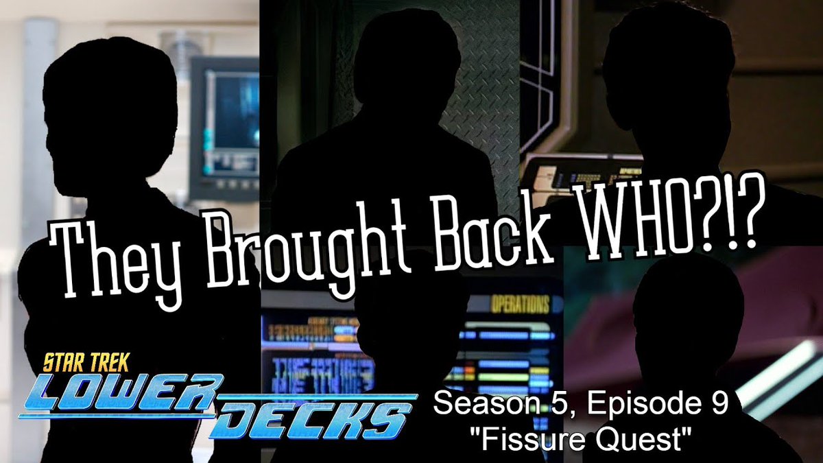 Amazing guest stars abound in this week's episode of #StarTrekLowerDecks: "Fissure Quest." Seriously, DO NOT watch this video if you don't want #spoilers! #StarTrek #LowerDecks
youtu.be/UWiZF0Jme2A