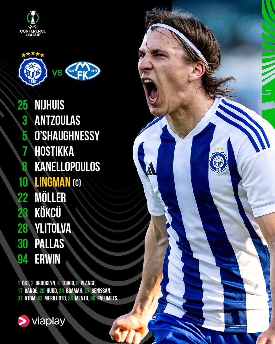 hjkhelsinki's tweet photo. 𝐀𝐯𝐚𝐮𝐬 1️⃣1️⃣

⚽️ Vuoden viimeiseen kotikoitokseen 💪🏻
📺 𝚂𝚞𝚘𝚛𝚊𝚗𝚊 𝚔𝚕𝚘 𝟷𝟿.𝟺𝟻: @ViaplayUrheilu 
 
#HJK #UECLfi https://t.co/wWbxdIdUIP