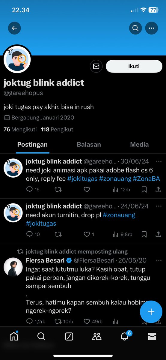 pengenduyen's tweet photo. HATI” PENIPUAN/SCAM!!!

Buat yang mau joki hati” sama akun ini ya atas nama Gerry Silaban, nama di shopeeny terdaftar Ahmad… gatau namany yang bener siapa, scam udh bayar lunas 600k yang janjiny kelar hitungan hari tapi udah hampir sebulan ga ad kejelasan https://t.co/vylyEcaKIH