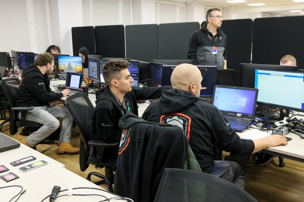 ccdcoe's tweet photo. Crossed Swords 2024 has kicked off in Tallinn and the first day of intense training is behind us! With participants from approximately 40 nations, this cutting-edge exercise pushes the boundaries of cyber training. Specialists are mastering the full offensive cyber kill chain in a highly realistic, simulated crisis environment. The next couple of days promise intense attacks and dynamic action as participants tackle high-pressure scenarios.