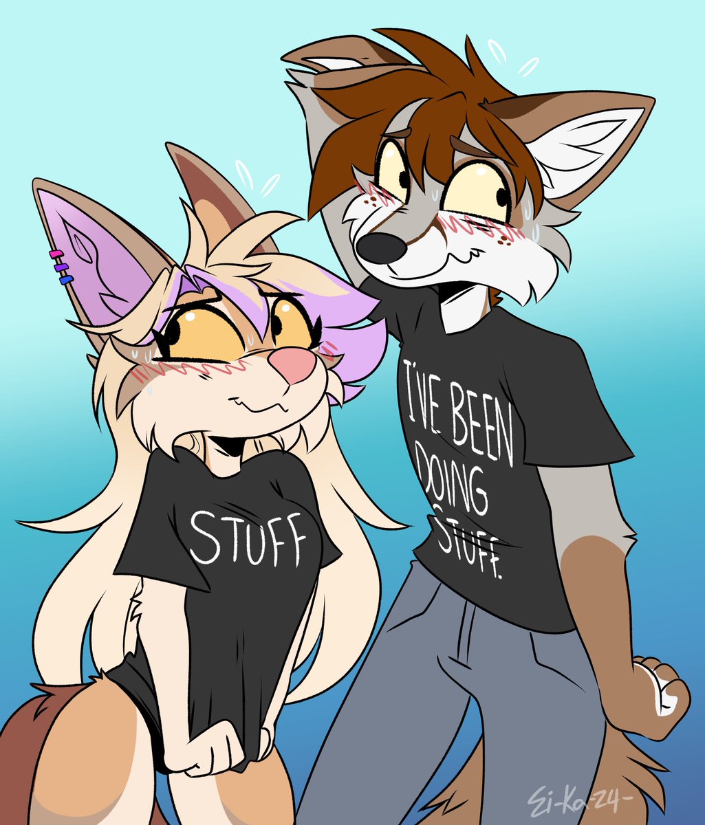 eika_arts's tweet photo. Matching T-Shirts https://t.co/aNJDMSg7TV