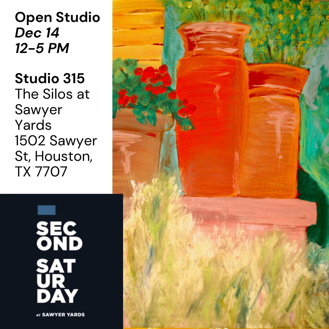 Stop by my studio for a special Holiday Open Studios!

Studio 315
The Silos at Sawyer Yards
1502 Sawyer St.
Sat, Dec 14, 12–5 PM

#fineartprints #mixedmedia #silosstudioartist #sawyeryards #houstonartist #houstonart #artevents #thingstodoinhouston  #christmas  #holidays