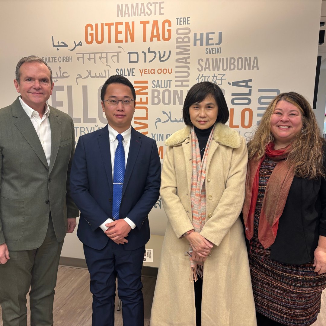 TESOL_Assn's tweet image. Last week, #TESOL welcomed Sophie Chou and Tsun-Yu Lee from the Taipei Economic and Cultural Representative Office in the U.S. Ms. Chou and Mr. Lee met with staff members Heidi Faust and Jeff Hutcheson to discuss opportunities for collaboration and support of #ELT educators.