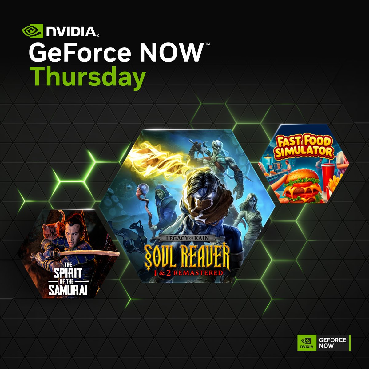 NVIDIAGFN's tweet photo. New adventures await in the cloud for #GFNThursday! 🚀☁️

 🧊 From facing terror in @NightdiveStudio's The Thing: Remastered to exploring @AspyrMedia's Legacy of Kain Soul Reaver 1&amp;2 Remastered, there's lots to play.

Check out all the games 👉 https://t.co/Hno483ogda https://t.co/XDd3Hjg2j5