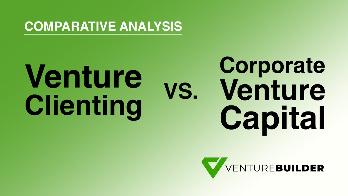 VentureBuildVC's tweet photo. 🤔 How can your corporation best engage with startups to drive innovation? Explore Venture Clienting vs. Corporate Venture Capital (CVC) in our latest article to find out which strategy suits your goals!

Learn more: https://t.co/ZBA6Q9ulkI 

#Innovation #StartupEngagement 🚀 https://t.co/TIv96qCqjL