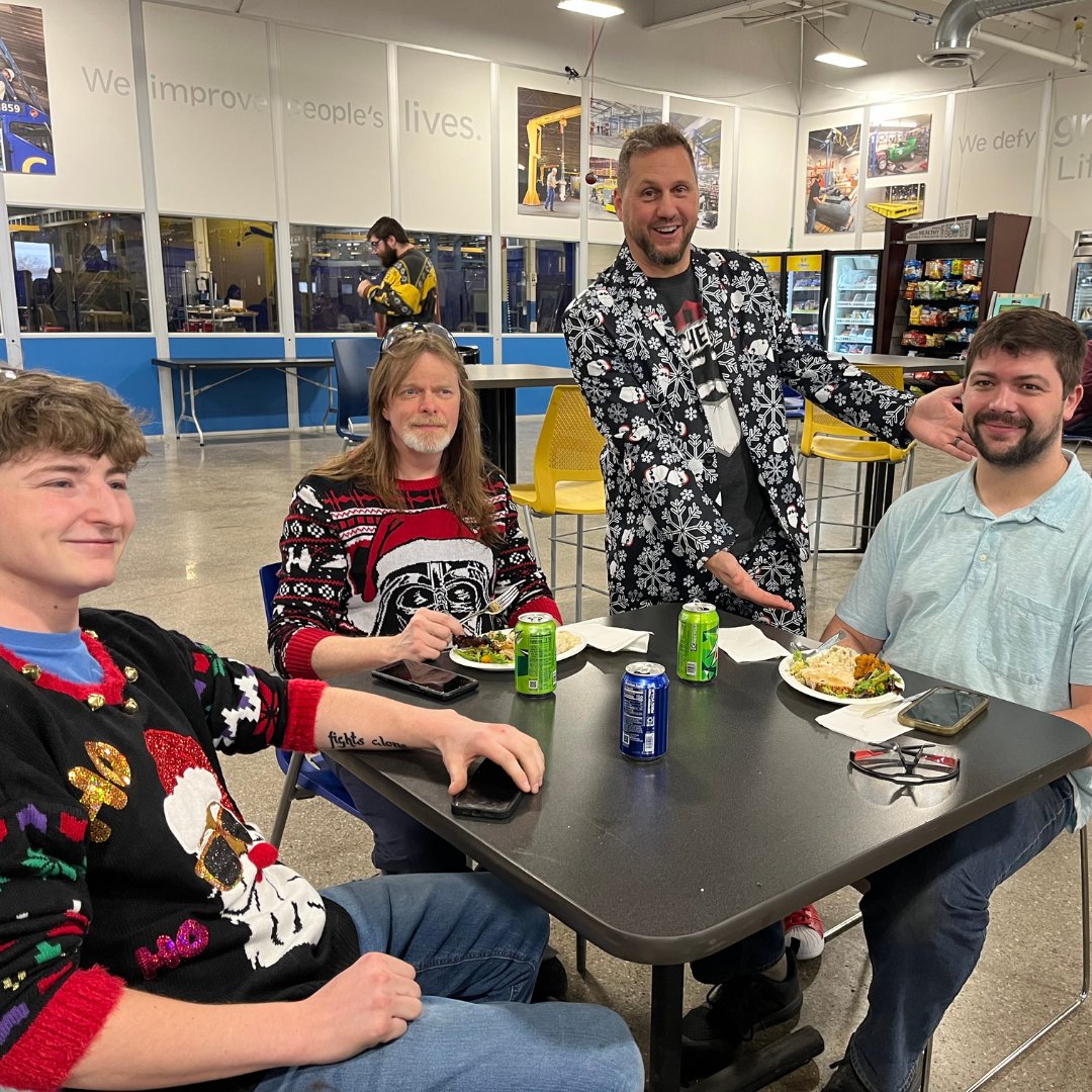 Our New York campuses held their annual Holiday Lunches this week. A special thanks to everyone who helped make it happen! ⭐
 
#Gorbel #Holidays #EmployeeAppreciation #Lunch #NewYork