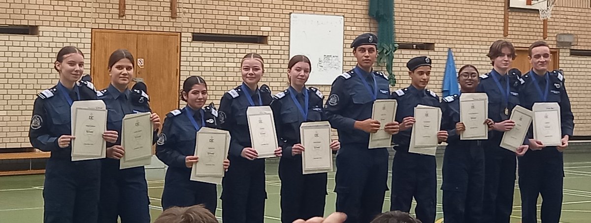 MPSRedbridge's tweet photo. Redbridge Volunteer Police Cadets finished 2025 celebrating at their Annual Award Ceremony. A great year of hard work & effort. Gravesend Team showing how teamwork really does work for young people #OurFutureGeneration @MPSCadets @NationalVPC @redbridge_vpc @DofE @JPFoundation https://t.co/QYzj8LQvuK