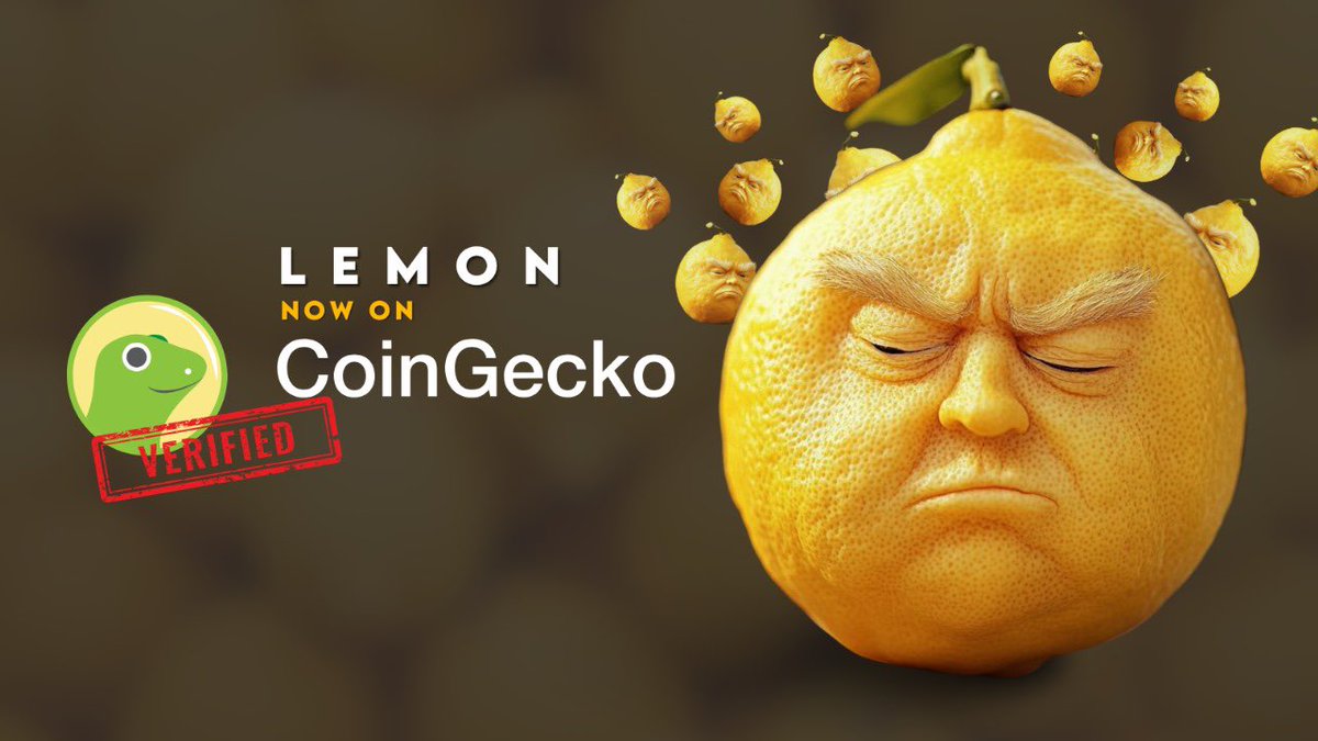 LemonsOfSui's tweet image. BREAKING: 🍋 $LEMON is now officially listed on @coingecko !

This is just the beginning. Major moves, massive momentum, and HUGE announcements are on the way. Stay sharp, stay ready - we’re making $LEMON unstoppable. 💥 #LemonsOfSui #Crypto