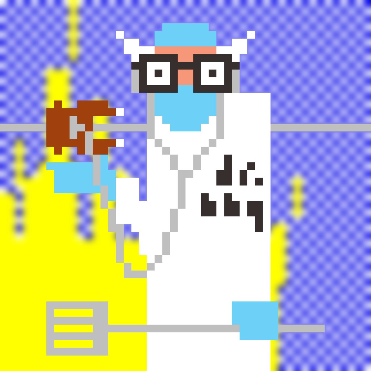 pigvbbq's tweet photo. 👹EVIL VILLAIN CHAMPION OF THE WORLD👹

Doctor BBQ (Origin Character No. 2), 2021

Artist Credit: Joshua Jerome Hunt (🇺🇸 b. 1986) https://t.co/JBhlRQJRDY