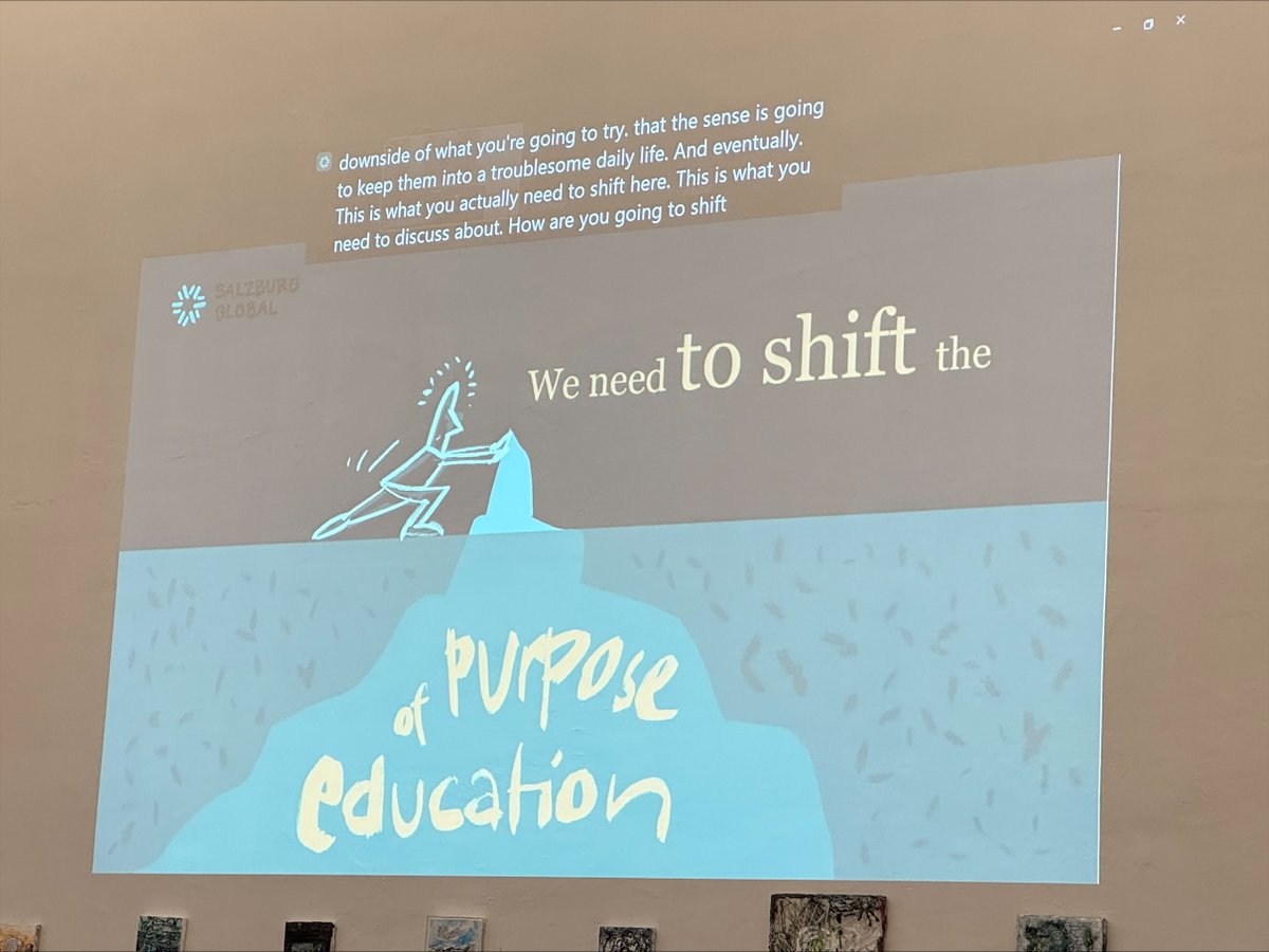 drvickip's tweet photo. Grateful for the creative reflections shared in Salzburg. Together, we can reimagine what teaching—and the future of education—can be.

@SalzburgGlobal #FutureOfTeaching #GlobalEducation #CreativeThinking #TeacherLeadership #TogetherInEd https://t.co/1W6xokdxiw