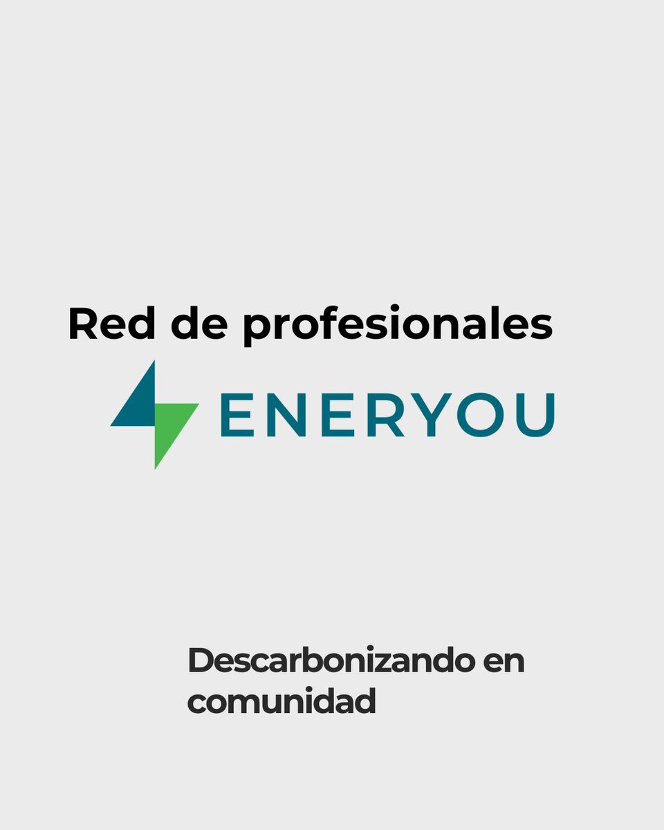 Únete a la Red de profesionales Eneryou, conecta sin costos y construyamos juntos un futuro sostenible. Regístrate gratis. 🤝

#EnergíaSostenible #ColaboraciónProfesional

chat.whatsapp.com/BbZIbcn6a2L3ff…