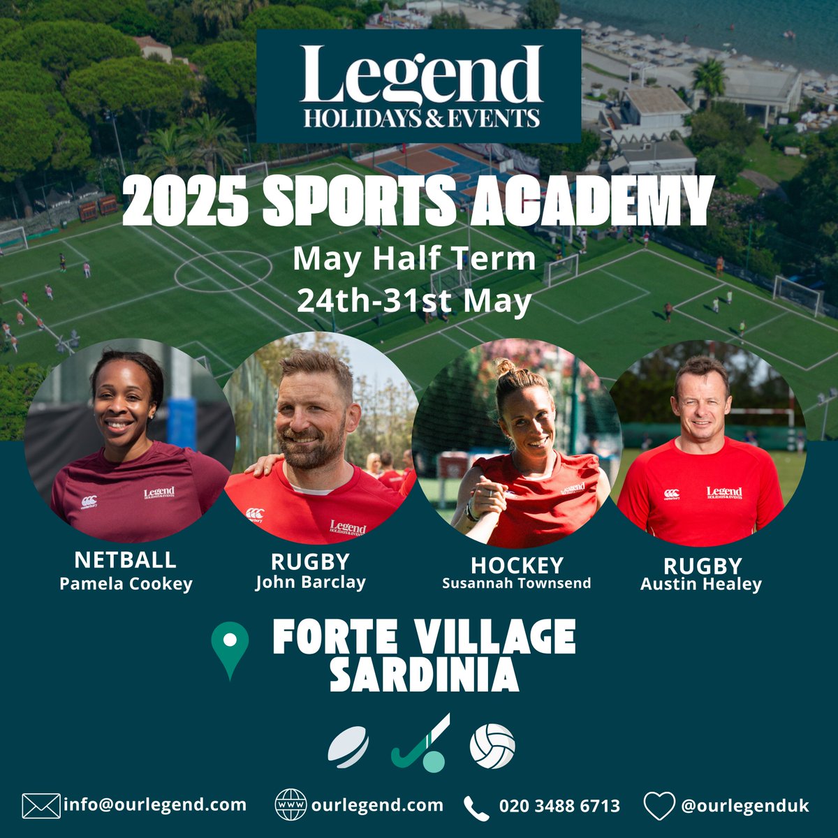 Legend (@ourlegenduk) on Twitter photo Introducing our May Half Term 2025 Legends at <a href="/Forte_Village/">Forte Village Resort</a> ๐
Train alongside England netball legend <a href="/PamelaCookey/">Pamela Cookey</a>, Olympic hockey champion Susannah Townsend, and international rugby stars <a href="/IamAustinHealey/">Austin Healey</a> and <a href="/johnbarc86/">John Barclay</a> ๐๐๐
๐ ourlegend.com/holidays/forteโฆ Introducing our May Half Term 2025 Legends at <a href="/Forte_Village/">Forte Village Resort</a> ๐
Train alongside England netball legend <a href="/PamelaCookey/">Pamela Cookey</a>, Olympic hockey champion Susannah Townsend, and international rugby stars <a href="/IamAustinHealey/">Austin Healey</a> and <a href="/johnbarc86/">John Barclay</a> ๐๐๐
๐ ourlegend.com/holidays/forteโฆ