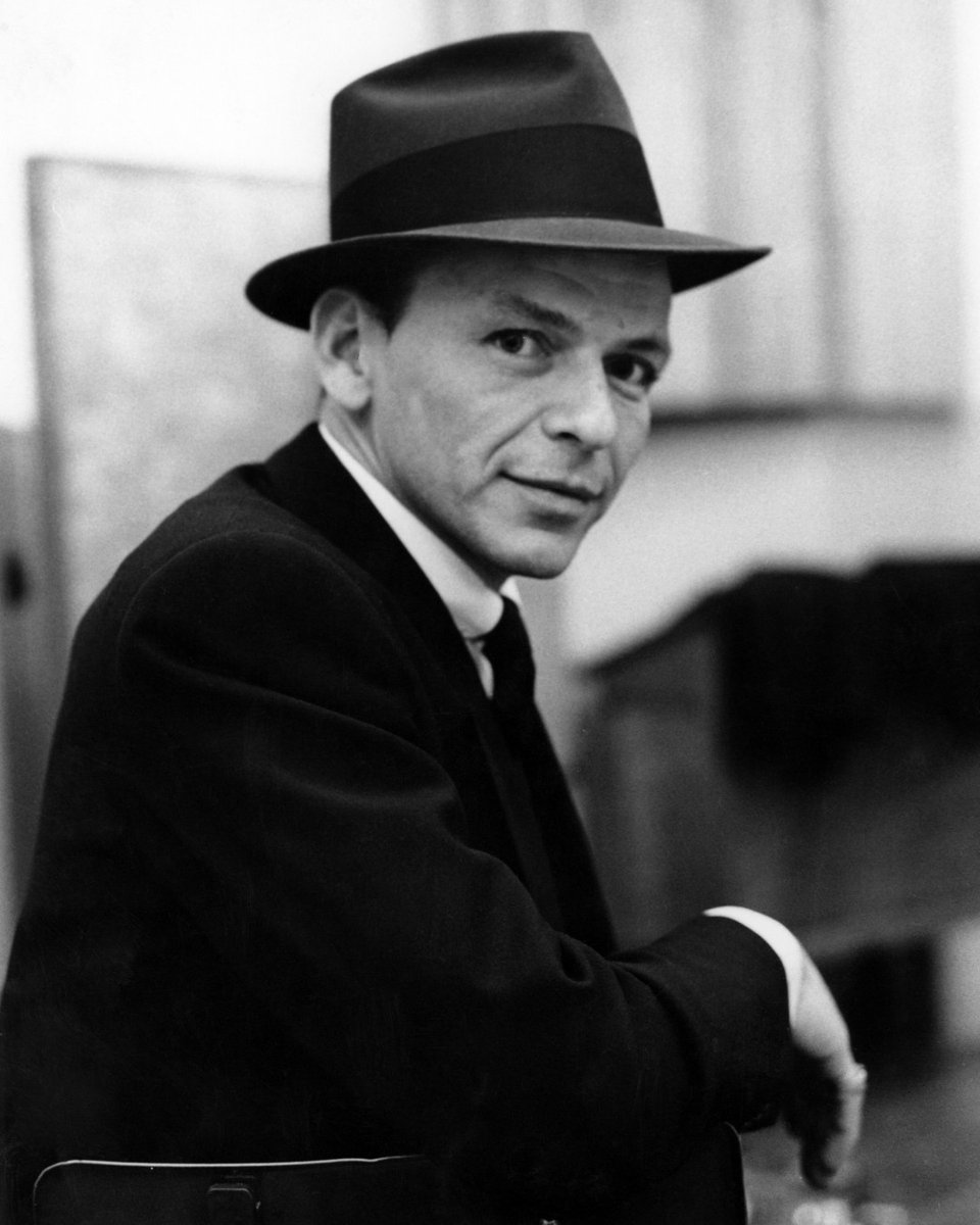We celebrate Ol' Blue Eyes today. #FrankSinatra was #BOTD in 1915. One of  the world's best-selling recording artists, his legacy has left an  indelible impact. For his contributions to the industry and, image size:960x1200