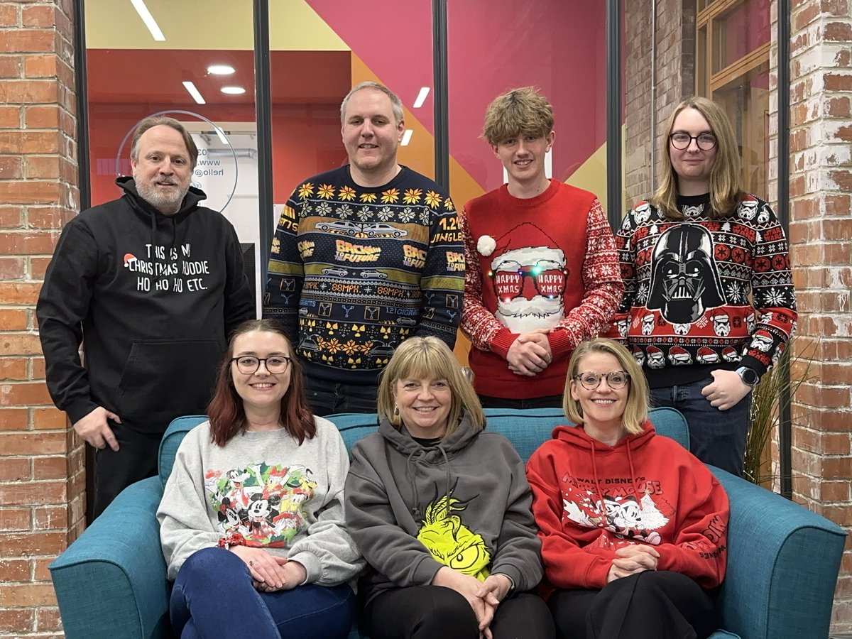 Happy Christmas Jumper Day from In Studio!🎄This year, we've got a jumper with flashing lights, extra points for those with Christmas socks and an emergency trip to the shops for one of the team 😲
