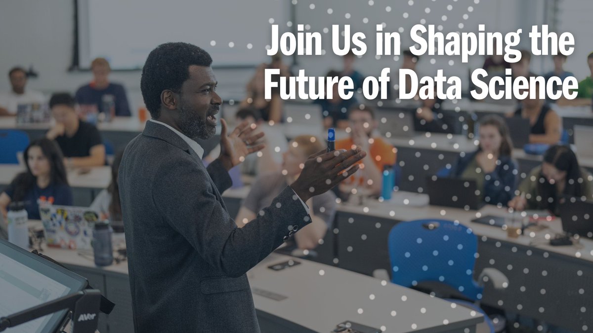 uvadatascience's tweet photo. Join us in shaping the future of data science 🤝 We are currently recruiting for several faculty positions. Learn more here: https://t.co/R6UclfkGWr https://t.co/m2DXISNOt0
