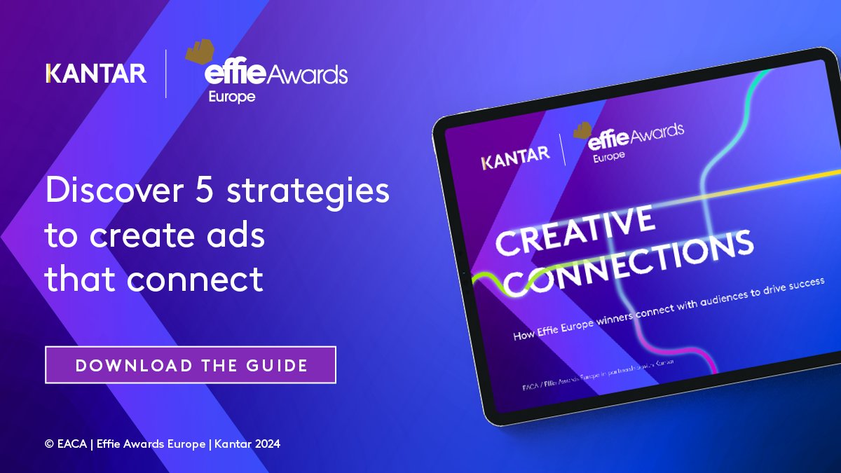 KantarGlobal's tweet image. Analysing 300+ @EffieEurope award-winning campaigns using #LINKAI, we discovered 5 creative strategies:
🔥 Be bold
⚡ Use drama
💬 Candidness
🔑 Consistency
 😂 Use humour

📥 Dive into the inspiring case studies behind these connections 👉 go.kantarmarketplace.com/l/73302/2024-1…
