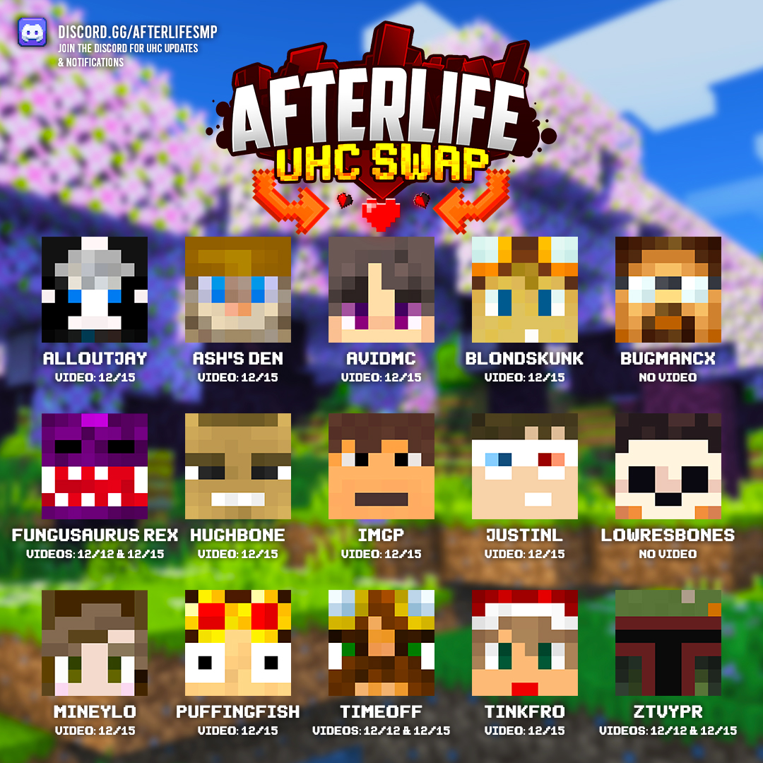 🚨 Some of the first episodes of <a href="/AfterLifeSMP/">AfterLife SMP</a> UHC S5 are here! Watch as players swap teams, test their wits, &amp; fight for survival. Who’s already making waves, and who’s in for a shock? 👀

Next eps drop Sunday!

🎯 Join our Discord for a link to all eps: discord.gg/afterlifesmp