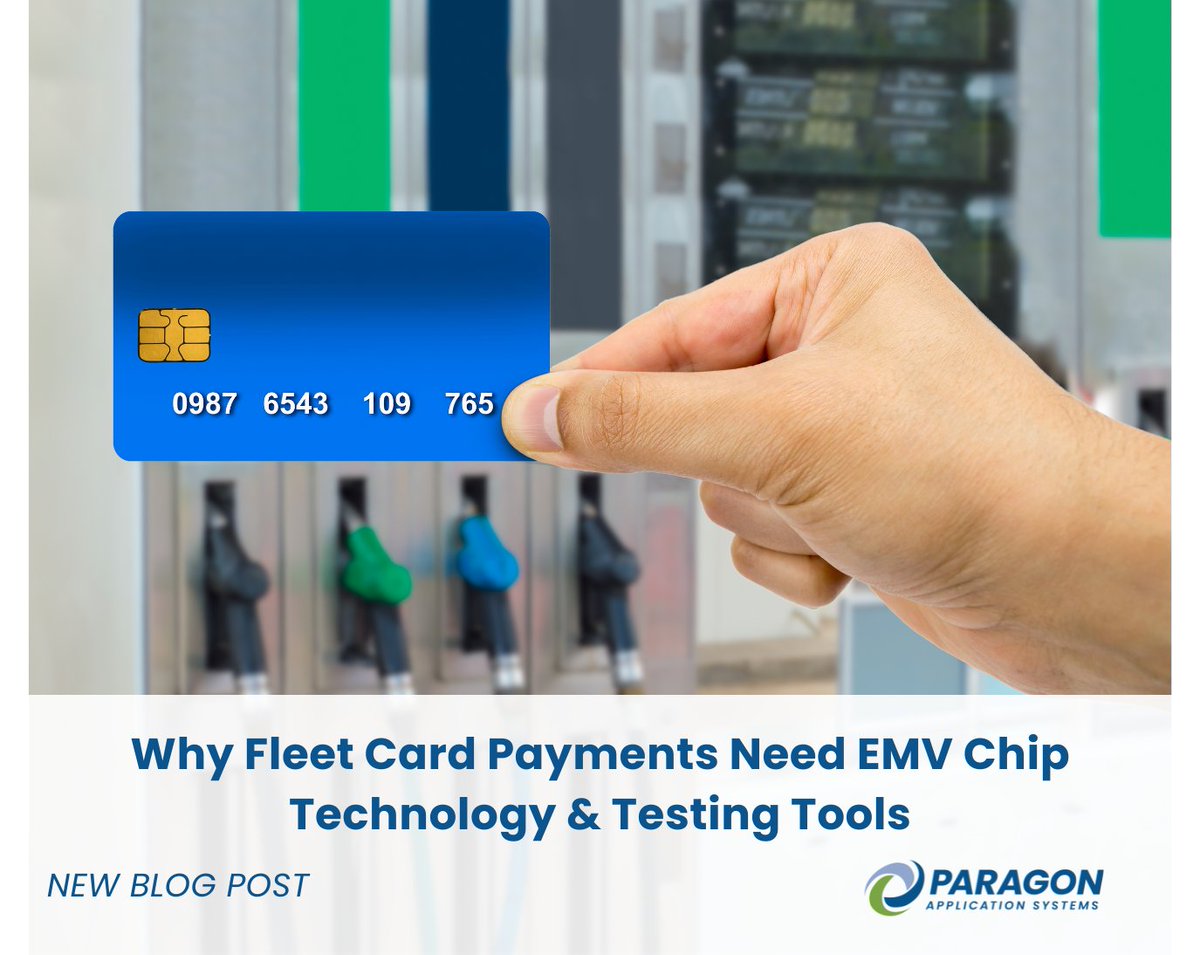 ParagonEdge's tweet photo. 💳 Fleet cards drive $93.5B in annual spending in the USA - is your business EMV-ready? Modernizing POS systems & EMV testing tools are keys to seamless and secure payments.
Learn more: https://t.co/P4Rj93pcVV
#FleetCards #EMVTesting #PaymentsTech #FraudPrevention https://t.co/yGI2nyjTte
