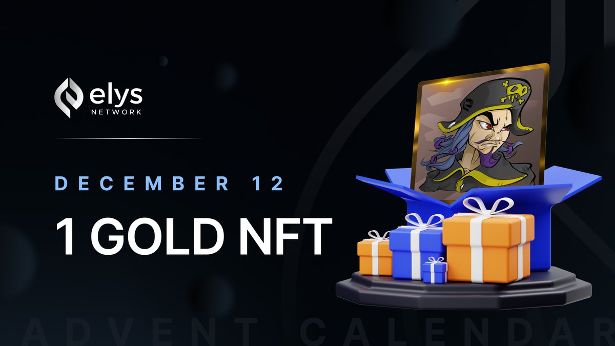 Advent Calendar Day 12: One Elysian Legend NFT! 🎁

Your challenge today:
▪️ Follow <a href="/elys_network/">Elys Network</a>
▪️ RT this post 🔁

What's better than an NFT with utilities?😎

Ends at 23:59 UTC today 🫡