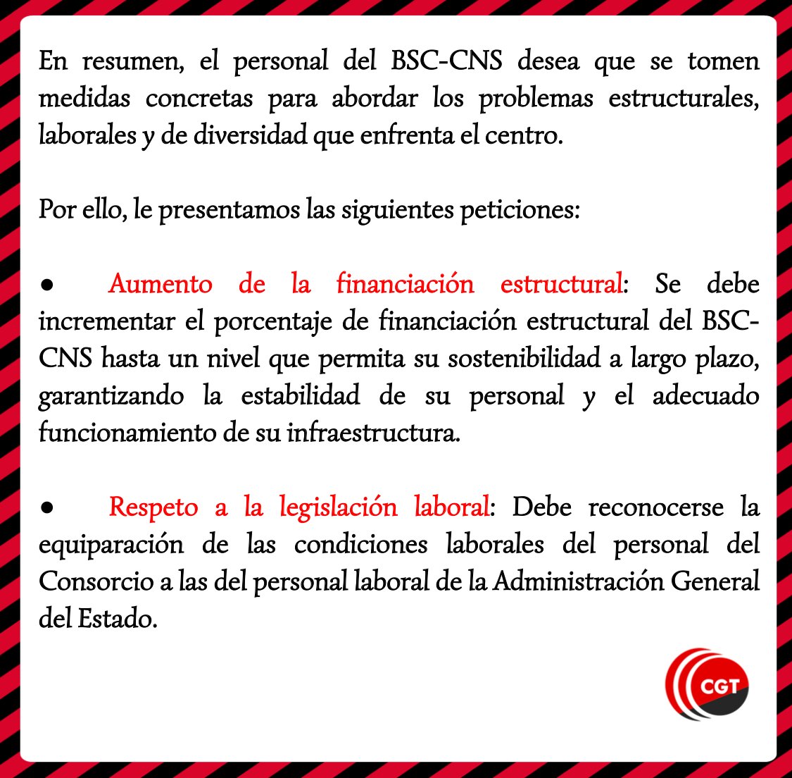 Assemblea BSC-CGT tweet media