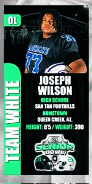JoeyWilson77's tweet photo. Grateful to be invited and selected to compete in the 2025 Gametime Senior Bowl! Thank you to @Coach_Sully_ for the recommendation! Thank you @GametimeRC for the selection. #Whitesquad💪
Watch me @JoeyWilson77 Live on 1/11/25 https://t.co/Lg6O7lRPJq https://t.co/c7tvRUKERy