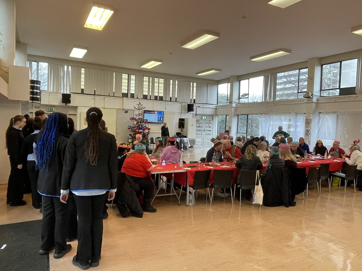 Fantastic afternoon with our Senior Singers and School Leaders <a href="/MaryhillHub/">The Maryhill Hub</a> bringing a little Christmas cheer and serving lunch too